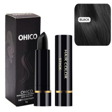 (Black)Root Touch-Up Stick - Temporary Hair Dye Pen - Grey Hair Cover Up - Semi-Permanent Waterproof Long Lasting Coverage for Hair and Beard
