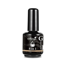 (black) 8 in1 15ml Nail Base Gel Nail Polish Sparking Varnish Sealing Shining Clear Nail Gel Diamond Topcoat