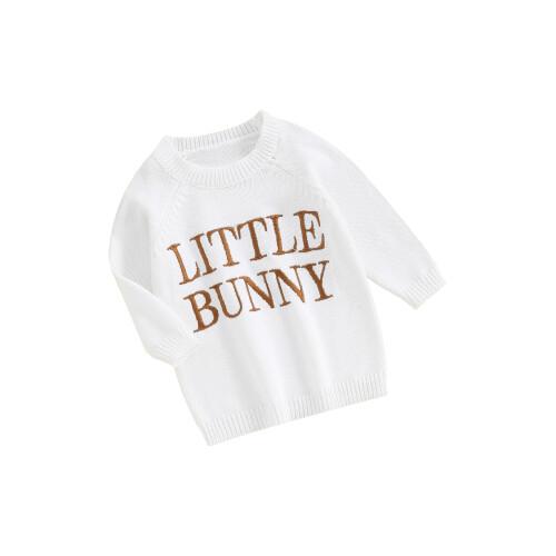 (0-3 Months, White) Suéter infantil de e meninas.