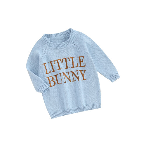 (0-3 Months, Blue) Suéter infantil de e meninas.