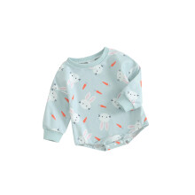 (6-12 Months, Blue) Combinaison à manches et tout-petits