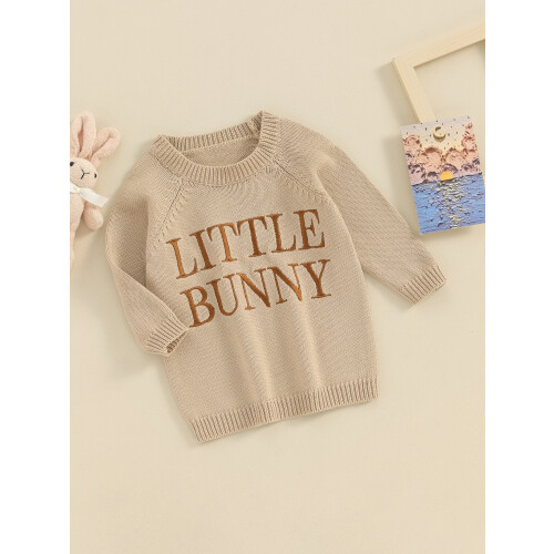 (3-6 Months, Khaki) Suéter infantil de e meninas. 2