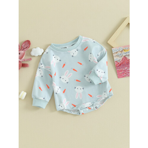 (3-6 Months, Blue) Combinaison à manches et tout-petits 2