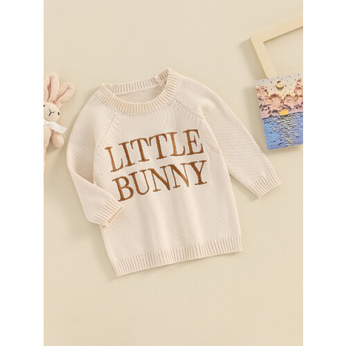 (0-3 Months, Beige) Suéter infantil de e meninas. 2