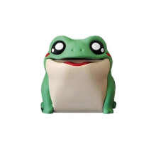 (Green) Cute Frog Roll Paper Holder, 3D Printed Frodrick The Toilet Paper Dispenser