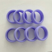 (purple) 8x Luggage Caster Shoes Wheel Universal wheel chair Luggage Color Wheel Protection Cover Silicone Case