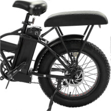 Comfortable Rear Seat Cushion for Folding Electric Bikes - Ideal for UK Cycling Enthusiasts