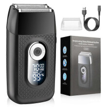 Rechargeable Cordless Shaver for Men Twin Blade Reciprocating Beard Razor Face Care Multifunction Strong Trimmer