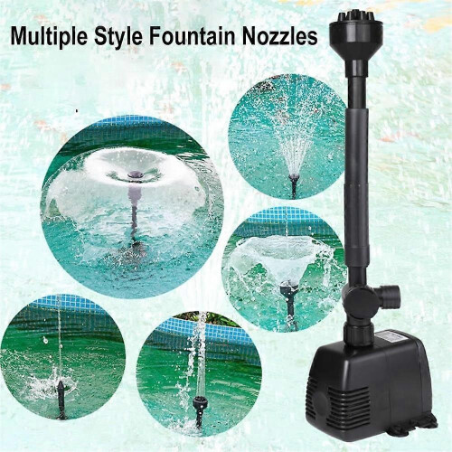 (22W) Durable Versatile Adjustable Fountain Pump,Submersible Water Pump Kit 1