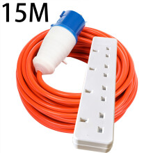 Camping 4 Way Extension Lead 15M Electric Hook Up Cable Caravan Campsite