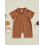(3-6 Months, Brown) Βρεφική Ολόσωμη Φόρμα και Πέτο 2
