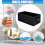 Double Pack Soft Fabric Disc Holders Ideal For Travel-Two pack 4