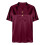 Soft Polyester Shirt Short Sleeved Youthful Design For-White M 4