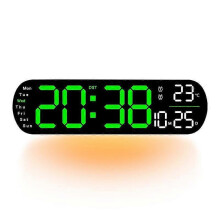 (Green) Nartionwant Digital Wall Clock, Nartio Want 2025 Upgraded Digital Wall Clock