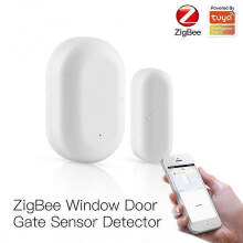 Smart Window Sensor Real-time Remote Monitoring Wireless Tuya App Battery Powered Smart Home Door Gate Sensor