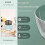 (B white) Electric Meat Grinder Food Processor Masher Automatic Stirring Cooking Mixer 4