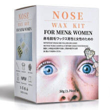 Nose Ear Hair Removal Wax Kit Painless & Easy Mens Nasal Waxing Strip Remover