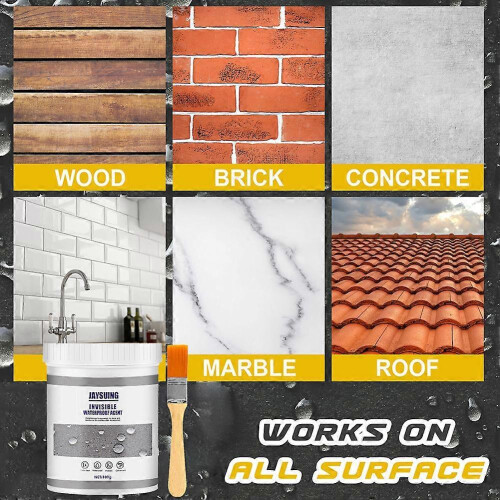 2pcs 100ml Contact Glue Multi Waterproofing Purpose Waterproof wall, Water Pipe  Agent + Brush 2