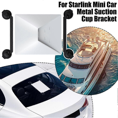 for Starlink Mini Car Metal Suction Cup Stand 2