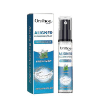 (1pc)1-3X Cleaner Spray - Mint Flavored Retainer Clean Spray, Multi-Purpose Whitening Refreshing Foam for Aligners, Retainers, Mouth Guards, 30ml