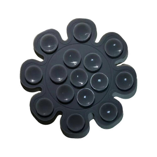 (Dark gray)Universal Silicone Suction Cup Phone Mount Mini Suction Sticker Mount