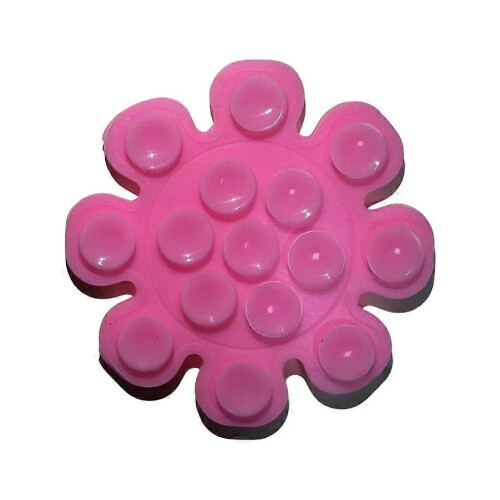 (Pink)Universal Silicone Suction Cup Phone Mount Mini Suction Sticker Mount