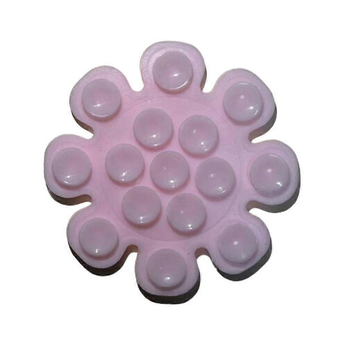 (Light pink)Universal Silicone Suction Cup Phone Mount Mini Suction Sticker Mount
