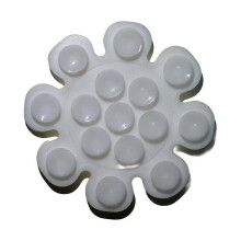 (White)Universal Silicone Suction Cup Phone Mount Mini Suction Sticker Mount