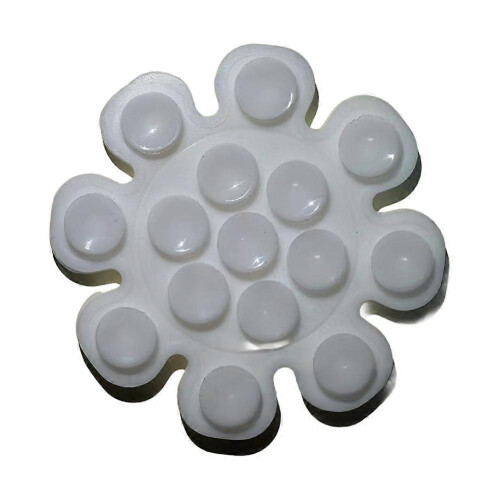 (White)Universal Silicone Suction Cup Phone Mount Mini Suction Sticker Mount
