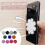(Black)Universal Silicone Suction Cup Phone Mount Mini Suction Sticker Mount 4