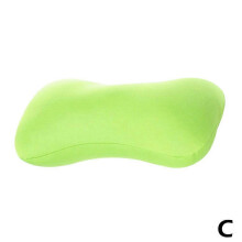 (White remote control model) Micro bead Pillow Cushion Travel Beanie Bolster Roll Nap Neck