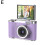 (Purple) 4K Digital Camera 48MP Kid Camera Autofocus Vlogging Camera 2.4inches 1