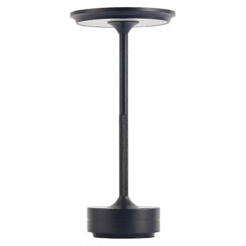 Metallic Cordless Table Lamp with Dimmable, Rechargeable, and Waterproof Features