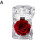 (A)Clear Acrylic Plastic Jewelry Box Mini Storage Box Acrylic Flower Box 2