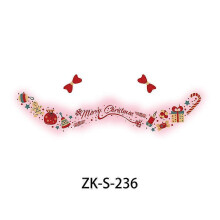 (ZK S236) Kids Christmas Classic Compact Makeup Sticker Face Classic Washable 20 Designs Party Safe Tattoo Professional