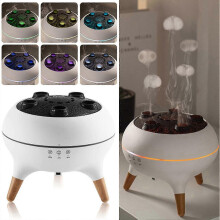 (1, D) Essential Oil Diffuser with 7-Colour LED Lights - Timed Aromatherapy Device for Relaxing Home Ambiance