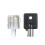 8-Piece Transparent Practice Lock Set for Locksmith Training, Includes Padlocks and Tubular Locks 4