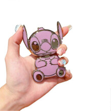 (Purple)Effective Cartoon Classic Grade Stand Use Lightweight For Daily Mirror Holder Doll With Phone Fashionable Top A and