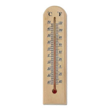 Wooden Indoor Room Thermometer for Accurate Temperature Reading, Classic UK Home Decor Accessory