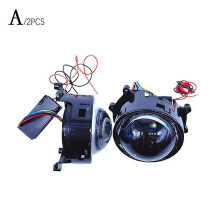 (purple) JHB Pair 3" Devil Eyes Fog Lights with 3D Lens for Toyota for Honda