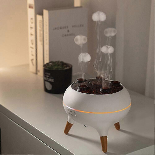 (1, B) Essential Oil Diffuser with 7-Colour LED Lights - Timed Aromatherapy Device for Relaxing Home Ambiance 2