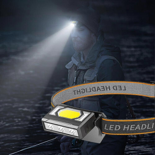Rechargeable Head Torch Led Headlamp Light Lamp Headlight Outdoor Portable 2