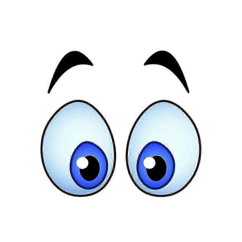 2-Pack Waterproof Robot Funny Eye Stickers for Adding Fun to Everyday Objects