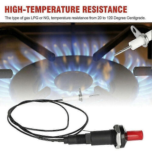 Piezo Spark Ignition Push Button Igniter Set for Gas BBQ Grills and Stoves 2