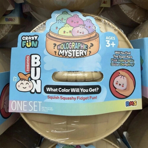 Crazy Fun Rainbow Mystery Squishy Bun Mystery Dumpling
