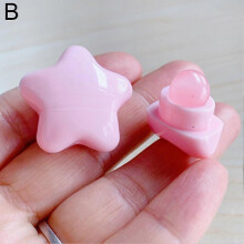(Five pointed star,Black)Mini Cute Silicone Lip Brush Concealer Brushe With Cover Lip Mask Applicators