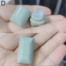 (Fangtang style,White)Mini Cute Silicone Lip Brush Concealer Brushe With Cover Lip Mask Applicators