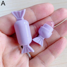 (Candy style,Khaki)Mini Cute Silicone Lip Brush Concealer Brushe With Cover Lip Mask Applicators