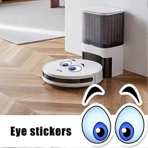 2-Pack Waterproof Robot Funny Eye Stickers for Adding Fun to Everyday Objects 1