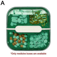 Extra Large Pill Organiser Box with Labels, Jumbo Weekly Medicine Case for Easy UK Medication Management